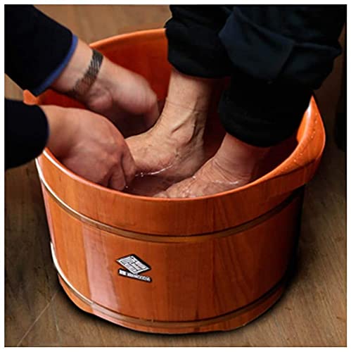 Spa de pies de madera hecho a mano para masajes y relajación miniatura 4