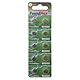 10x AG5 (LR754, 393) 1,5V - Poundmax Alkaline Knopfzellen-Batterien | 1x 10er-Packung