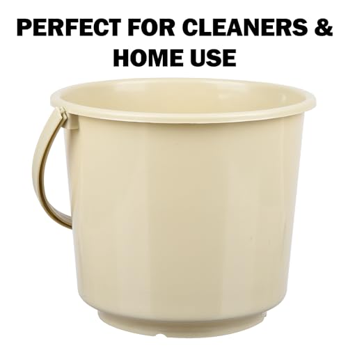 Image of Urbane Home Bucket | Plastic Bucket for Mopping | Bucket for Cleaning | Storage Container Bucket | Water Storage Bucket | Bathroom Bucket | Plain Bucket | 5 LTR | Pack of 3 | Multi