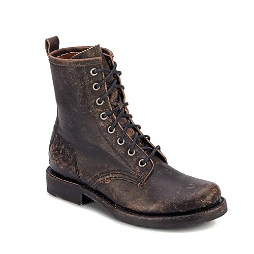 Frye Veronica Women's Combat Boots, 6¾” Shaft, Black, 8 M