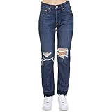 Material: 100% Baumwolle Levi\'s Damen LEVI - 501 Original Cropped Jeans in dunkel blau denim - Size 27