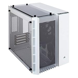 CORSAIR CRYSTAL 280X Micro-ATX Case, Tempered Glass – White – CC-9011136-WW