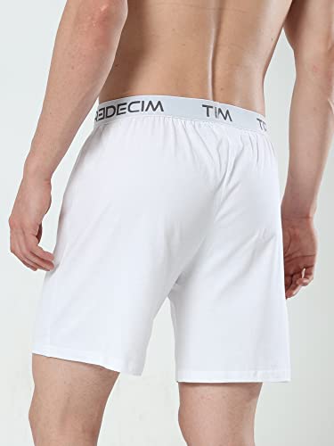 TREDECIM Men’s Organic Cotton Classics Knit Boxers Shorts Comfort Relaxed Underwear 3 Pack4