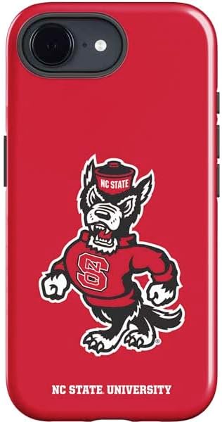 Skinit Impact Phone Case Compatible with iPhone 16e - Officially Licensed North Carolina State University Wolfpack Design