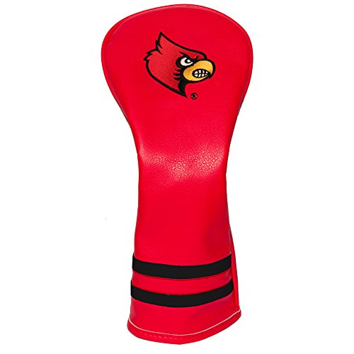 Team Golf NCAA Louisville Cardinals Vintage Fairway Head Cover Vintage Fairway Golf Club Headcover, Form Fitting Design, Retro Design & Superb Embroidery