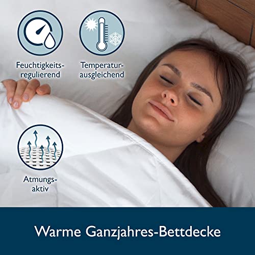Microfaser Decke Beautissu Ganzjahres Bettdecke 135×200 cm