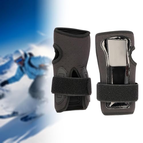 Muñequeras de esquí ajustables de neopreno con protección contra impactos 6