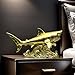 XINDAM Shark Figurine Gold Statue Decorative Home & Office Resin Figurines Home Office Display Craft Living Room Decor Ornaments for Tabletop