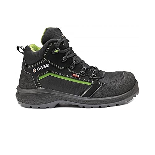 Botte de Sécurité Base Protection Be-Powerful anti-fatigue Noir Vert en 40