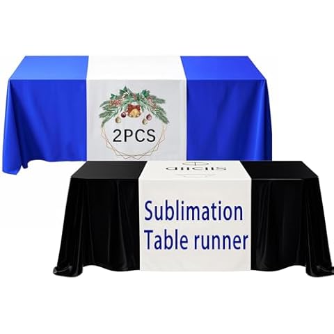 ARKBAODAN 2 PCS Sublimation Table Runner Cover
