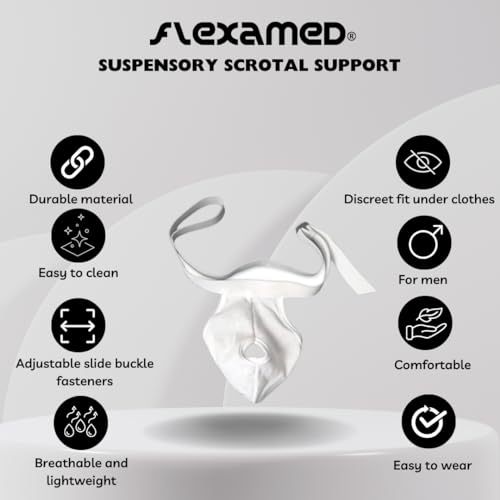Soporte escrotal con banda elástica ajustable XXL miniatura 4