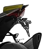 kennzeichenhalter aprilia shiver 900 kurzer Kennzeichenträger Kennzeichenhalterung Nummernschildhalteplatte Heckumbau Streetfighter kompatibel mit: Aprilia RSV4 1100 Baujahr 2022 bis 2023