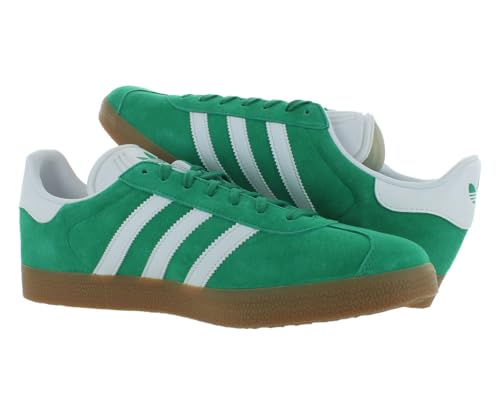 adidas Gazelle Mens Shoes Size 12, Color: Court Green/Cloud White/Gum3