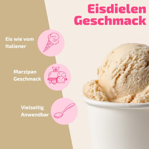 Marzipan-Eispaste für köstliches aromatisches Eis » Auch zum Verfeinern von leckerem Kuchen, Desserts, Getränke, Pralinen Torten und vielem mehr » Inhalt 250 g – Bild 3