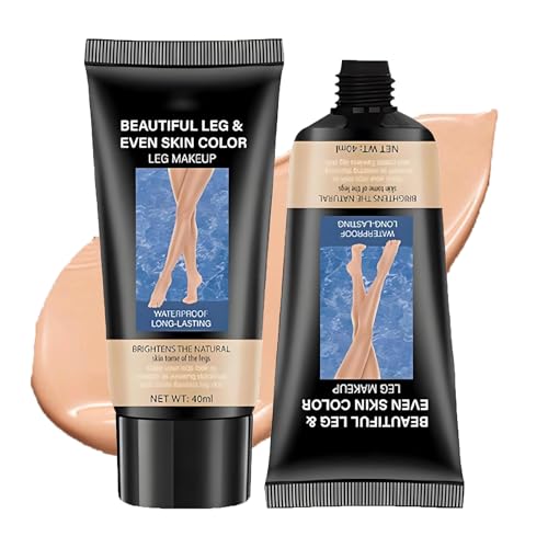 Leg Makeup Waterproof No Transfer, Leg Vein Cover Up, Tattoo COVER Up Makeup, Leg MAKEUP To Cover Veins, LEG Foundation, Light, Easy Application, Concealer Full Coverage, Body Make up Concealer (#02)