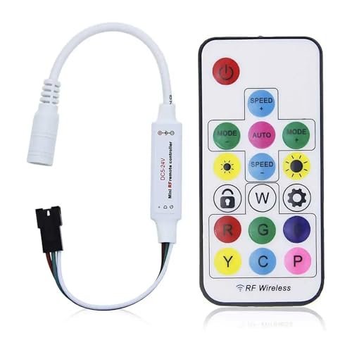 Controlador LED SP104E multicolor con mando RF para regular brillo y efectos de luz dinámicos 2