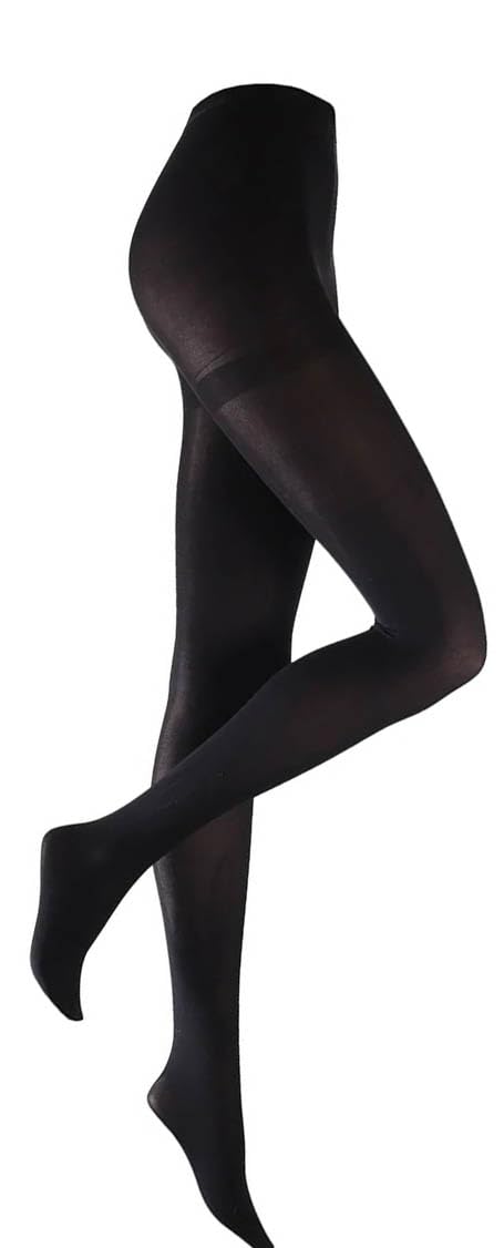 Mytoptrendz Women's Black Mytoptrendz® Girls Tights For School 40 Den Soft Opaque Super Soft Microfibre Pantuhose (One Size, )