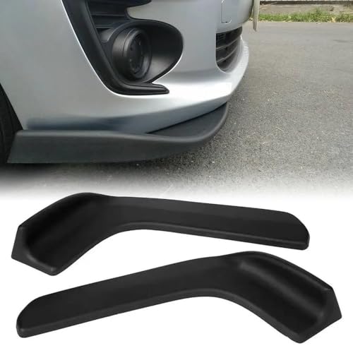 Protector de parachoques delantero universal en negro mate para difusor y alerón de coche 2