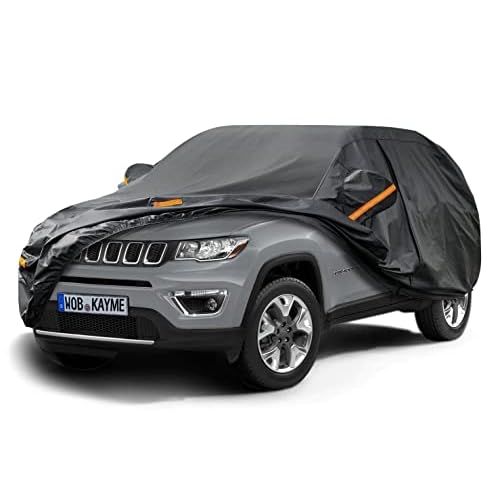 Kayme Heavy Duty Car Cover Waterproof All Weather, Custom Fit for Tesla Model S, Outdoor Full Exterior Cover with Charging Port and Breathable Ventilation Mesh, Sun and Rain Protection. Cust