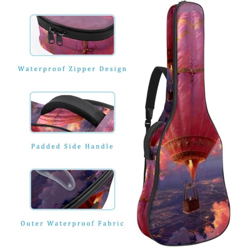 Housse guitare acoustique 101,6 cm protégeant de la pluie et des chocs - 4
