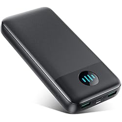 Bateria Portatil Mah Batería Externa 33800mAh Ultra Alta Capacidad Power Bank, PD 3.0 USB C In & out Cargador Portátil, Carga Rápida Tri-Output Batería Portátil para iPhone 15/14/13 Pro MAX Xiaomi Samsung Huawei etc.