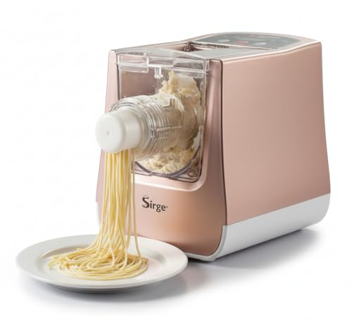 Sirge PASTARITA Machine À PÂTES sans Gluten 300 Watt - 22 types de PÂTES + Ravioli, Lasagne - 650 gr