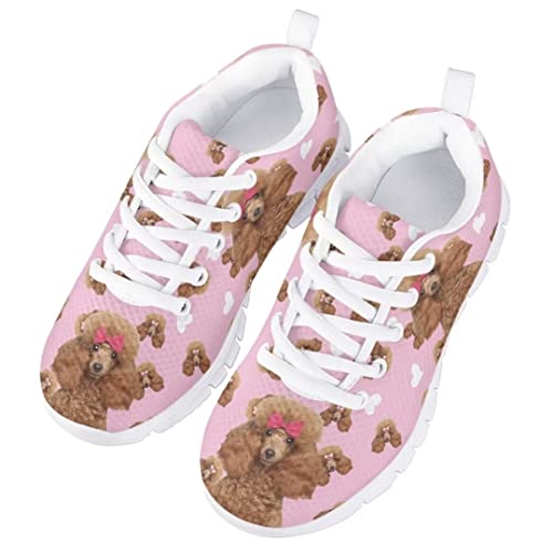 Pinupub Boys Girls Sports Shoes for Running Walking Animals Print Kids Casual Tie Lace Sneakers3