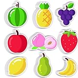 45 Pcs Fruit Cut Out Paper 4×6 inch Cute Fruit Cutouts Paper Decorations for Bulletin Board Classroom School Party