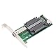 Fyearfly NIC Netzwerkkarte M.2 to 10Gb B+M Key 82599‑1 SFP+ Ethernet LAN Adapter mit 82599EN Controller für Industrielle Server Netzwerkkarte
