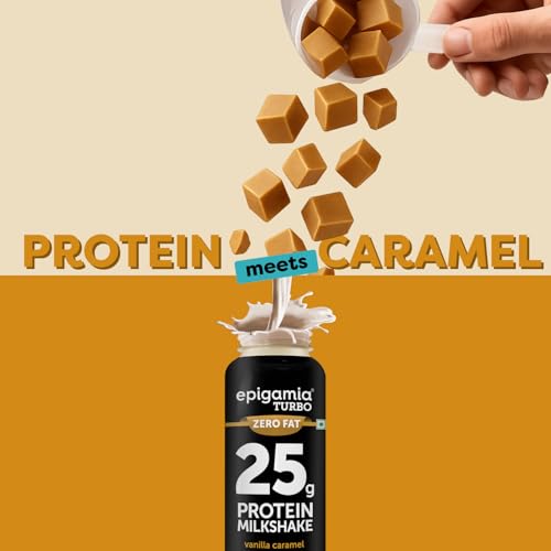 Image of Vanilla-Caramel Turbo 25 gram Protein Milkshake - 250 mL
