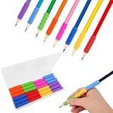 Excellent matériau: en silicone de bonne qualité, nos poignées de stylo texturées sont durables, imperméables, anti-glissement, pas sujettes à se casser, à s'estomper ou à endommager. Vous pouvez les acheter en toute confiance.