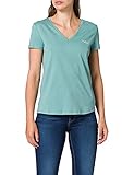 Sondergrößentyp: Standard TOM TAILOR Denim Damen 1024960 Print T-Shirt, Mineral Stone Blue (13178), XS