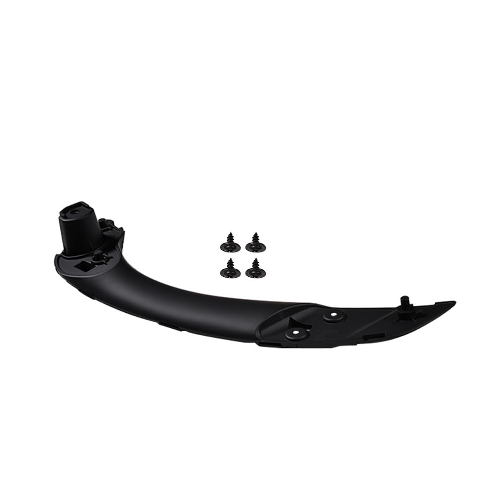 Poignée de porte intérieure de voiture compatible avec Renault Fluence Megane 3 Laguna 3 Latitude Poignées avant gauche et droite et couvercles de poignées intérieures (noir) (poignée