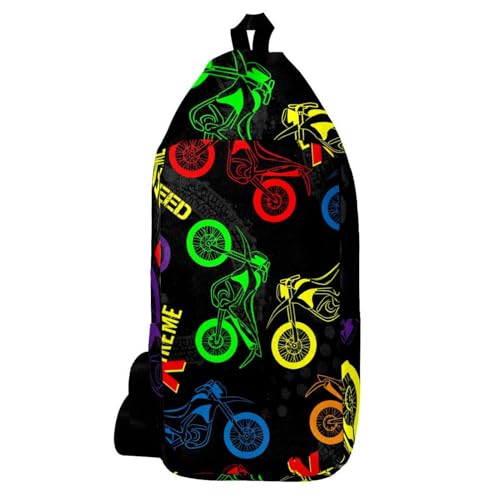Sac à dos à bandoulière coloré pour vos trajets en moto et voyages
