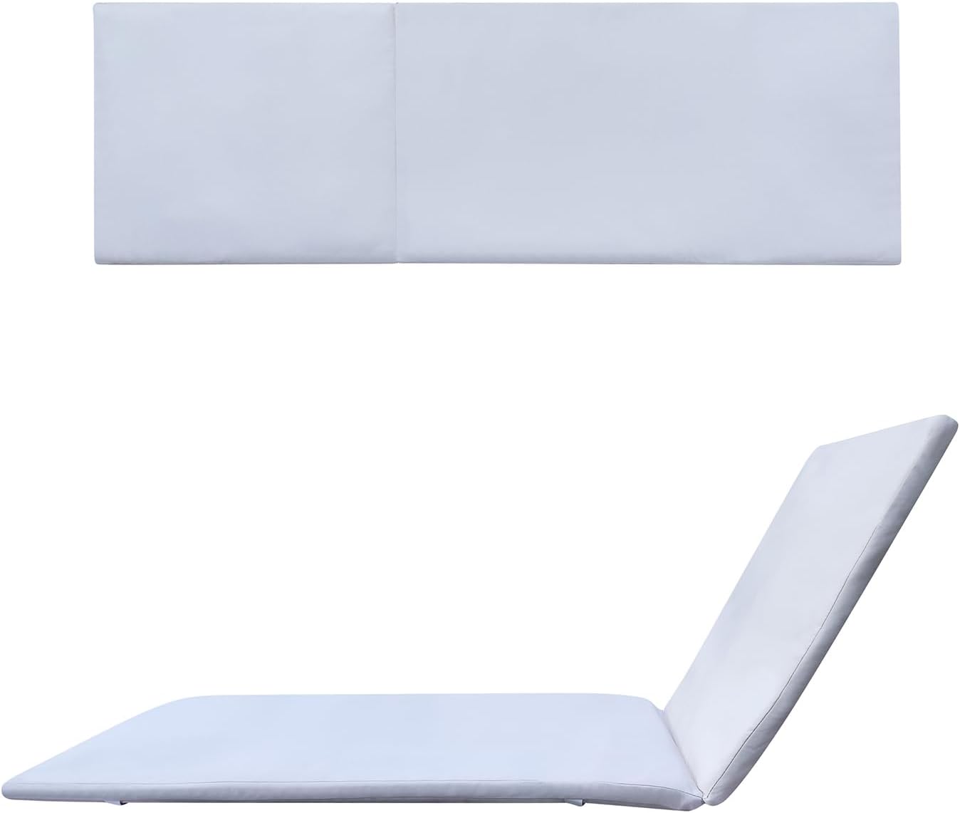 1 Piece Outdoor Patio Chaise Lounge Cushion, Lounge Chairs Soft Covers Waterproof Replacement Patio Seating Cushions, Removable Thick Recliner Seat Pad 78.74x25.98x1.57inch