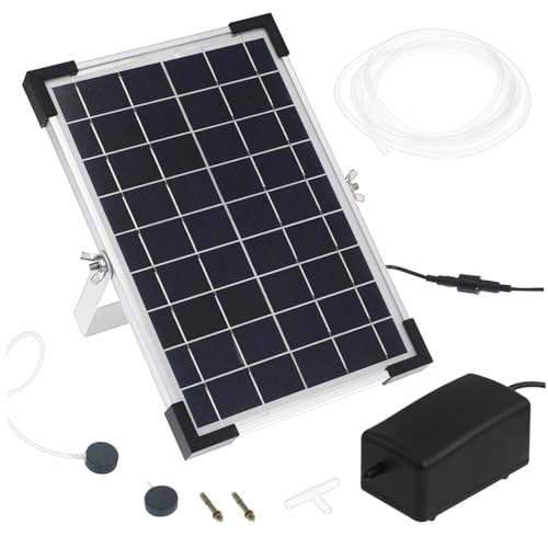 Pompe à air solaire UPKOCH pour aquarium et bassin sans fil
