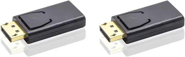 SOLUSTRE P Tv Laptop Displayport for Male Dp Monitor Adapter Black to Support Converter Female