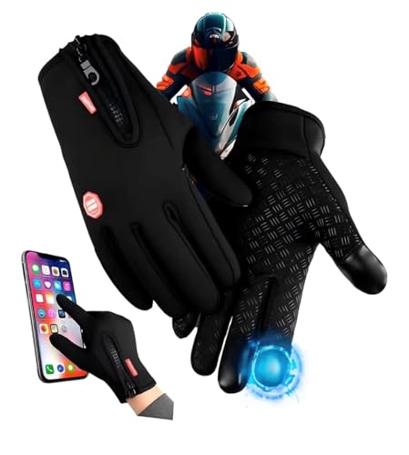 Luva Térmica Resistente à Água Touch Screen – Antifrio para Motociclista, Bike e Motoboy com Proteção e Conforto
