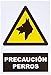 S21 Señalización ADR2405.G Señal precaución perros, Multicolor