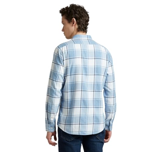 Image of Pepe Jeans Men's Regular Fit Full Sleeve Checkered Cotton Casual Shirt | Check Shirt for Man | Smart & Stylish | Multiple Styles | Mens Casual Shirts