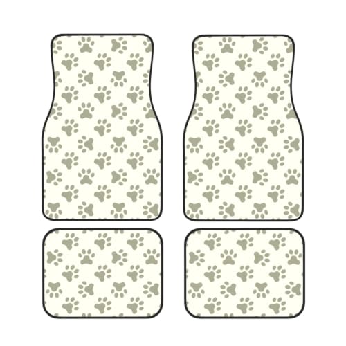 Alfombrillas coche juego de 4 neopreno antideslizante con diseño de garras