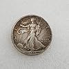 Ccyyy Moneta d'Argento Collezione di antiquariato estera degli Stati Uniti 1917 a metà Cento Dollaro d'Argento Ottone Argentato Monete d'Argento Copia Monete Commemorative #1