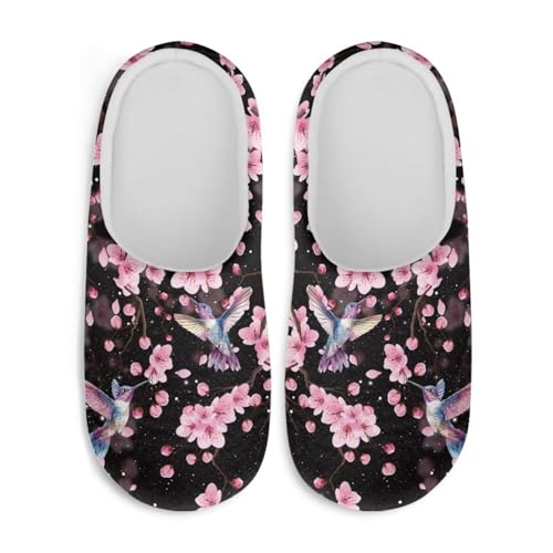 Women's Furry Slippers Slip-on Winter Indoor House Shoes Comfortable Home Slipper for Winter