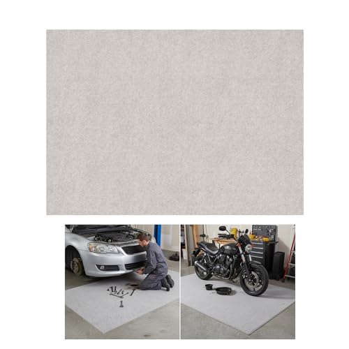 Protections de sol de garage feutre absorbant lavable anti-tache