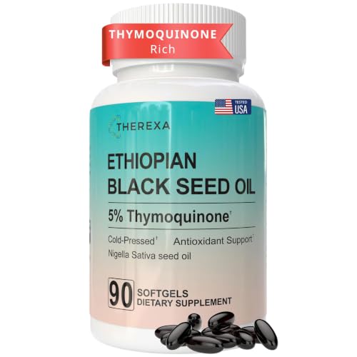 THEREXA Ethiopian Black Seed Oil Softgels