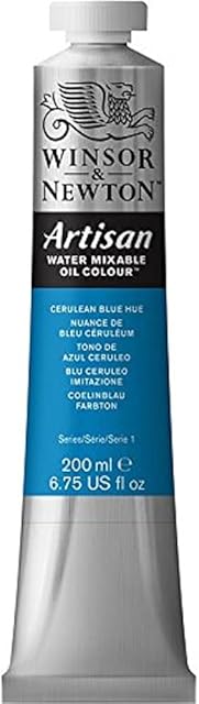 Winsor and Newton Artisan Water Mixable Oil Colour 200ml Cerulean Blue Hue