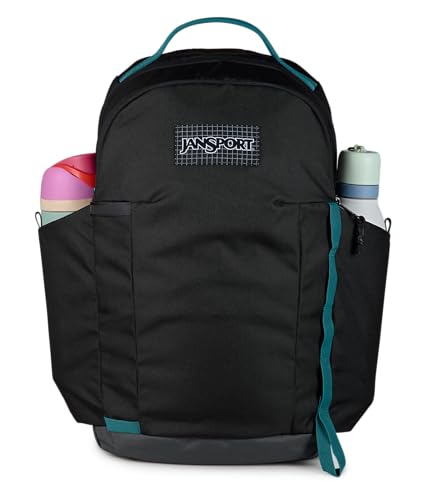 Image of JanSport 26L All Around Pack - 15 inch Laptop Sleeve, Smokey Grit | Versatile Rucksack w /Hydration Sleeve, Reflective Accents & Safety Whistle