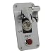 Pilot Automotive PL-SW52CR Performance Chrome Safety Cover Toggle Switch with Red Indicator Light