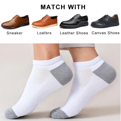 Comfortable Mesh Ankle Socks Set with Cushioned Sole and Breathable Design for Sports and Everyday Use (2 Pairs)4