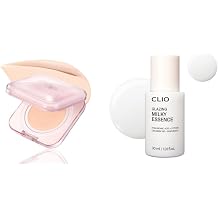 CLIO [Bundle] Glazing Milky Essence Mini + Kill Cover Mesh Glow Essential Cushion Foundation 19C